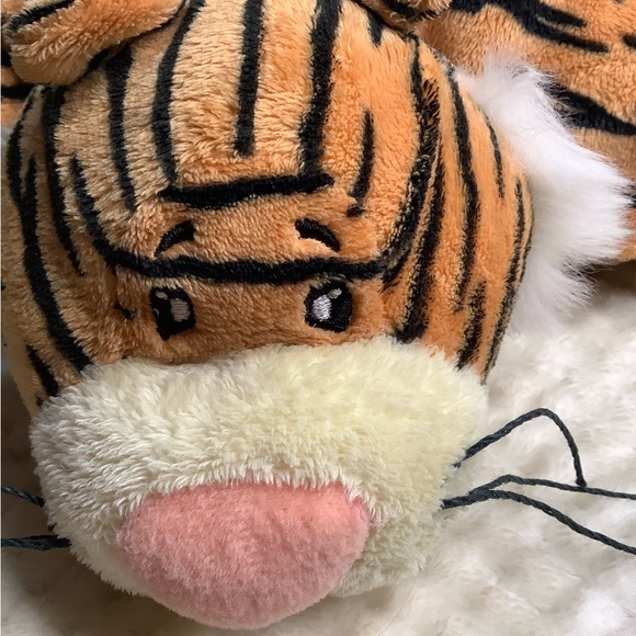 KEEL TOYS Plush Striped Tiger Foldable Pillow Stuffed Animal Toy - Picture 4 of 14